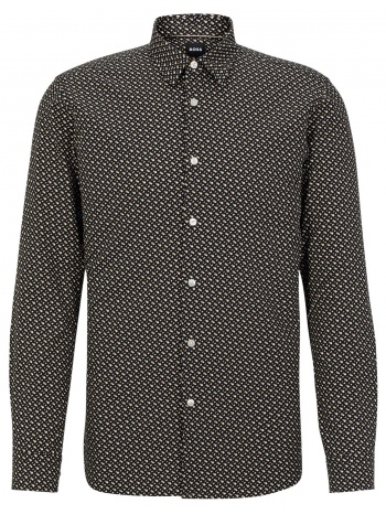 boss πουκαμισο allover logo slim fit roger_f σε προσφορά