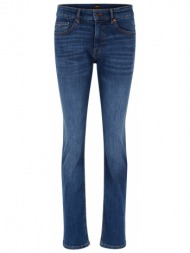 boss casual παντελονι jeans delaware bc-l-p motive slim fit μπλε