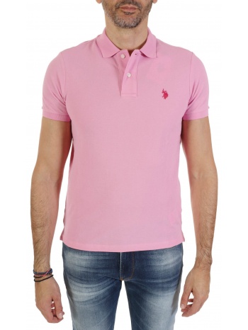 u.s. polo assn polo king logo ροζ σε προσφορά