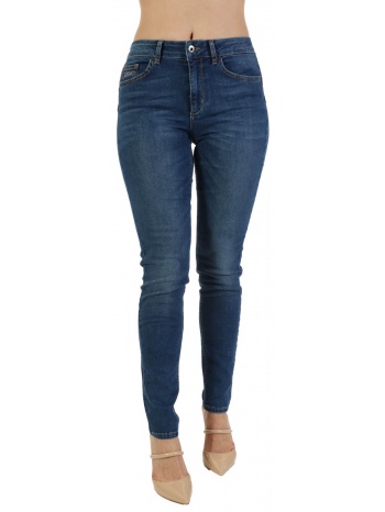 liu -jo better παντελονι jeans skinny fit logo στρας τσεπη σε προσφορά
