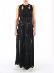 twenty-29 φορεμα αμανιkο μακρυ μαυρο