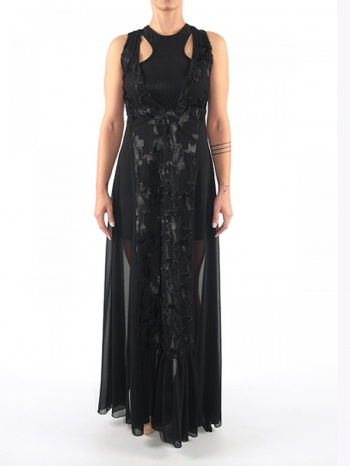 twenty-29 φορεμα αμανιkο μακρυ μαυρο σε προσφορά