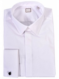 pal zileri πουκαμισο μικροσχεδιο μανικετοκουμπο πατιλετα λευκο