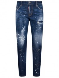 dsquared2 παντελονι jeans sexy twist σταμπες μπλε