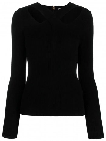 michael kors μπλουζα ριμπ ανοιγματα μαυρο σε προσφορά