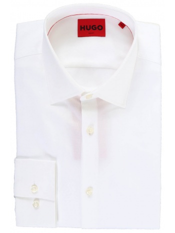 hugo πουκαμισο μικροσχεδιο slim fit kenno λευκο σε προσφορά