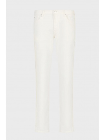 emporio armani παντελονι jeans j06 slim fit λευκο σε προσφορά