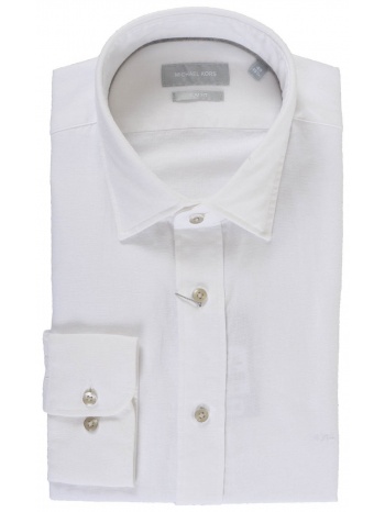 michael kors πουκαμισο slim fit λινο λευκο σε προσφορά