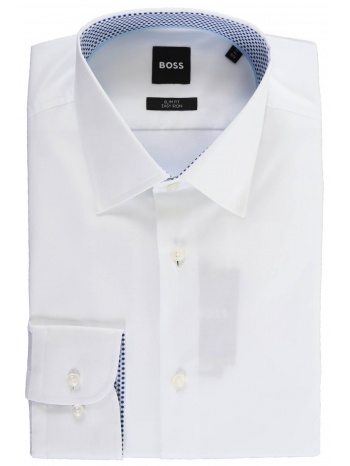 boss πουκαμισο slim fit easy iron h-hank-kent-c3-214 λευκο σε προσφορά