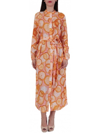 ice play φορεμα πορτοκαλια ανοιγματα πλαϊ ζωνη πορτοκαλι σε προσφορά