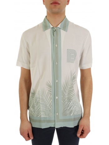 baldessarini πουκαμισο κοντομανικο bld-easy εκρου-λαδι σε προσφορά