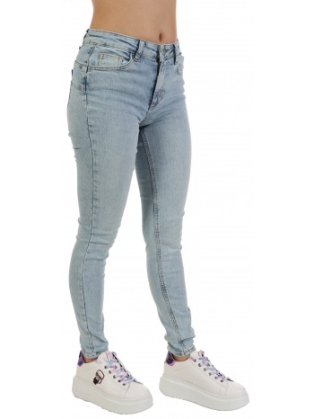 liu -jo παντελονι jeans divine bottom up skinny γαλαζιο σε προσφορά
