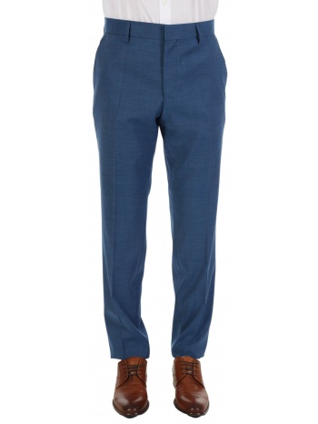 boss παντελονι κοστουμιου slim fit h-genius-mm-224 ραφ μπλε