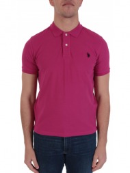 u.s. polo assn polo king logo φουξια
