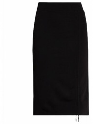 karl lagerfeld φουστα branded cord μαυρο