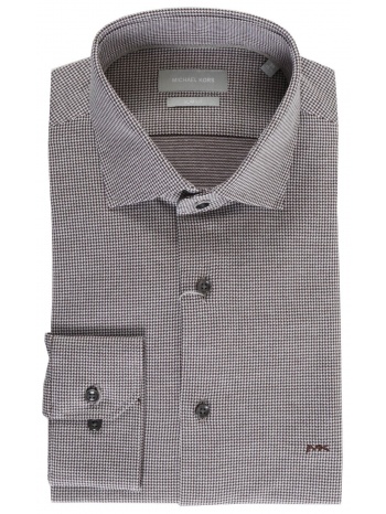 michael kors πουκαμισο μικροσχεδιο slim fit καφε σε προσφορά