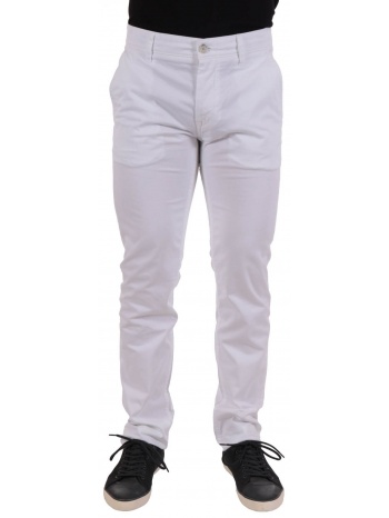 boss casual παντελονι chino schino-slim d slim fit λευκο σε προσφορά