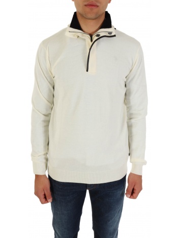 karl lagerfeld πλεκτο halfbutton troyer εκρου σε προσφορά