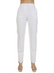 emporio armani παντελονι chino woman λευκο