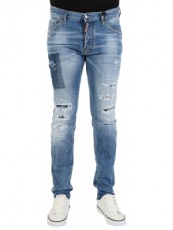 dsquared2 παντελονι jeans cool guy μπλε