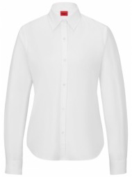 hugo πουκαμισο the essential shirt logo λευκο