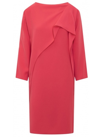 emporio armani φορεμα midi φερμουαρ μπροστα μανικι φουξια σε προσφορά