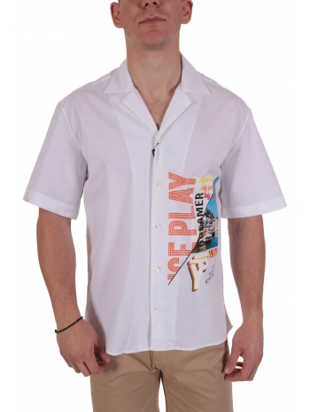 ice play πουκαμισο πετο logo λευκο σε προσφορά