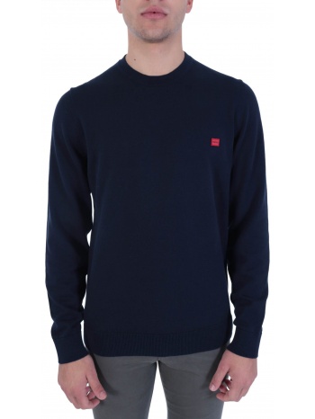 hugo πλεκτο crew neck san cassius-c1 μπλε σε προσφορά