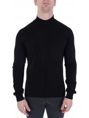 hugo πλεκτο fullzip san jorge-m μαυρο