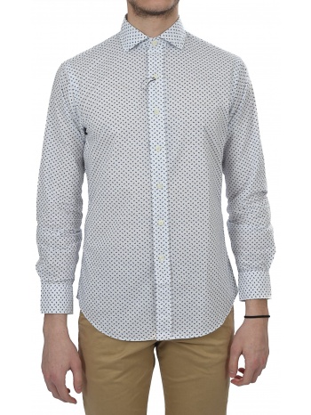 ralph lauren πουκαμισο μικροσχεδιο custom fit λευκο σε προσφορά