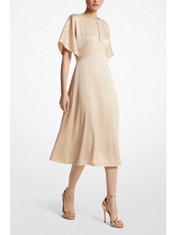 michael kors φορεμα midi μπεζ σε προσφορά