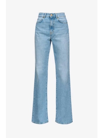 pinko jeans felix flare denim vintage comfort light ανοιχτο