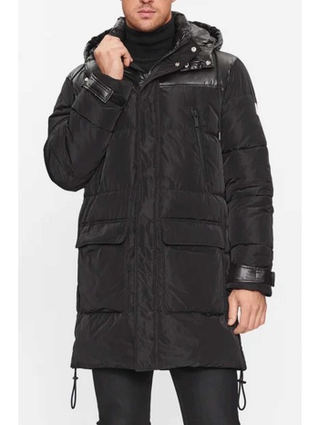 karl lagerfeld μπουφαν φουσκωτο αποσπωμενη κουκουλα logo σε προσφορά