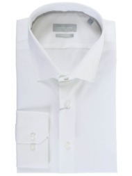 michael kors πουκαμισο modern fit stretch λευκο
