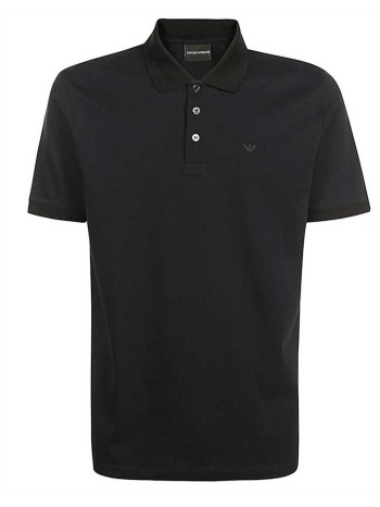 emporio armani polo logo μπλε σε προσφορά