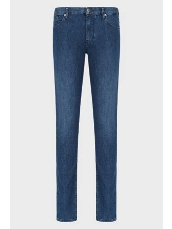emporio armani παντελονι jeans j06 slim fit μπλε