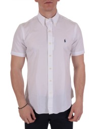 ralph lauren πουκαμισο button down custom fit λευκο