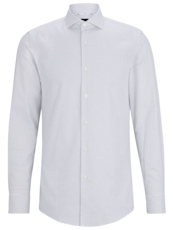 boss πουκαμισο slim fit stretch μικροσχεδιο σε προσφορά