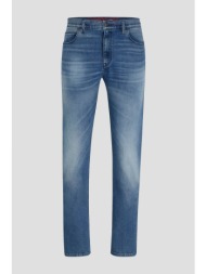 hugo παντελονι jeans slim fit 708 μπλε