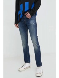 hugo παντελονι jeans extra slim fit 734 μπλε