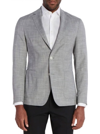 boss σακακι h-hanry-233 slim fit γκρι