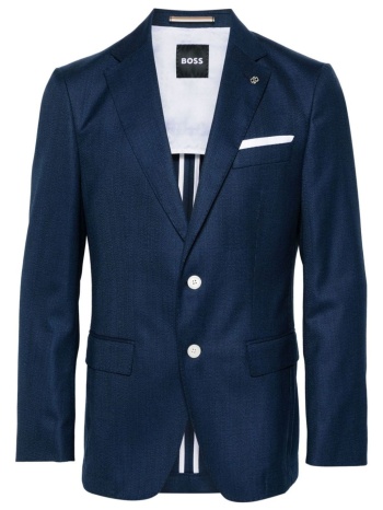boss σακακι h-hutson-233 slim fit μπλε σε προσφορά