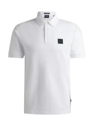 boss polo mercerised parlay 143 λευκο