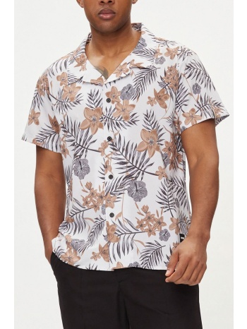 boss beachwear πουκαμισο beach shirt φλοραλ λευκο σε προσφορά