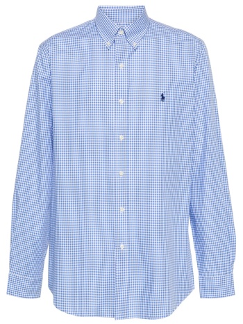 ralph lauren πουκαμισο καρω button down custom fit