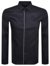 boss πουκαμισο slim fit easy iron h-hank-party4-241 μπλε