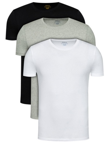 ralph lauren undershirt t-shirt 3-pack με λογοτυπο