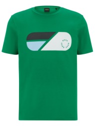boss athleisure t-shirt tee 9 πρασινο