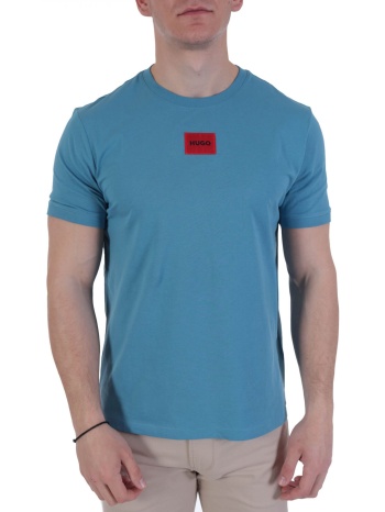 hugo t-shirt diragolino212 logo ραφ μπλε