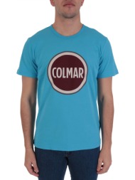 colmar t-shirt frida regular fit big logo σιελ